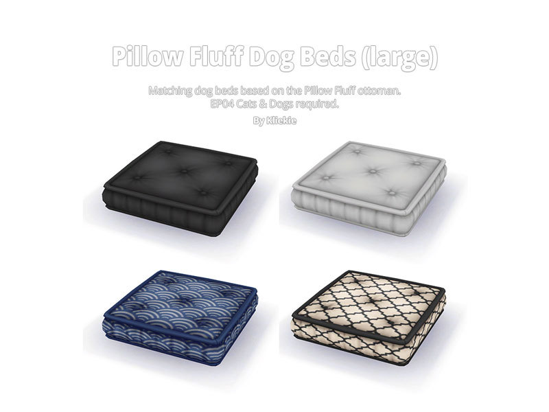 sims 4 cc pets bed